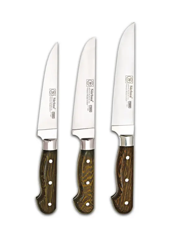 Sürbisa Kasap Seti (3lü Pimli Ahşap) 61010ym-011ym-020ym