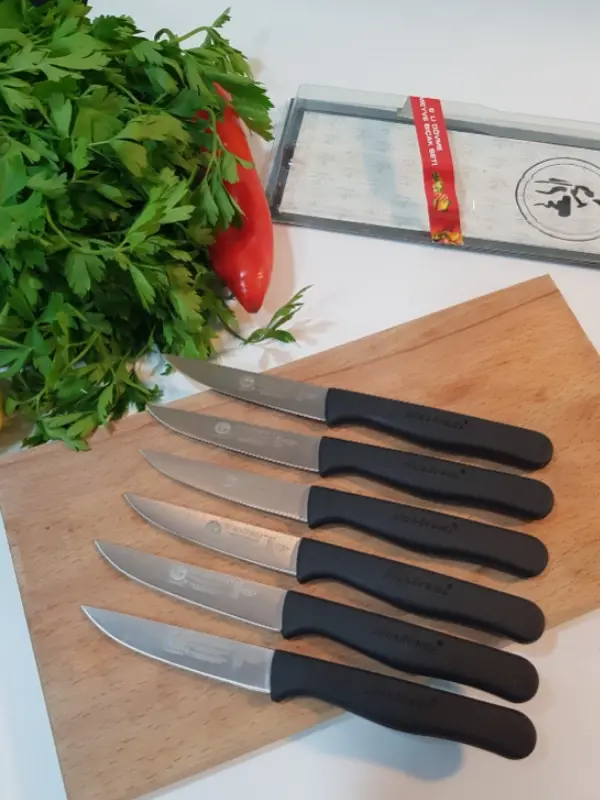 Sürdövbisa 61010 6lı Meyve Seti (Sivri Uç ) Siyah