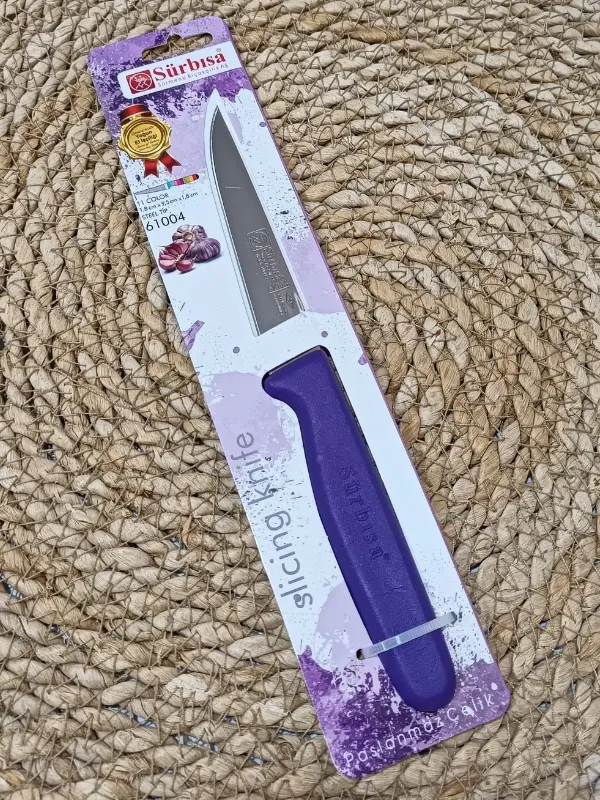 Sürmene 61004 Mutfak Bıçağı (9,50 Cm) Mor