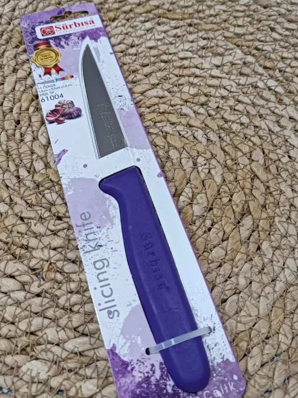 Sürmene 61004 Mutfak Bıçağı (9,50 Cm) Mor