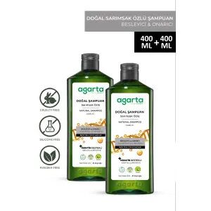 Agarta 2 Adet Sarımsak Şampuanı Saç Dökülmesine Karşı 400 ml