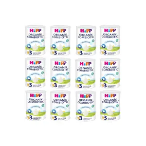 Hipp 3 Organik Combiotic Devam Sütü 350 gr 12 Adet
