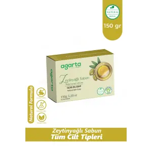 Agarta Doğal El Yapımı Zeytinyağlı Sabun 150 Gr