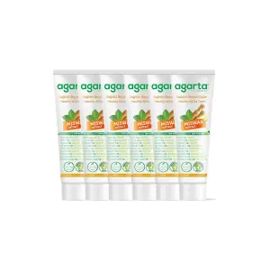 Agarta Doğal Misvak Özlü Florürsüz Beyazlatıcı Diş Macunu 100 Ml/130 gr 6 Paket