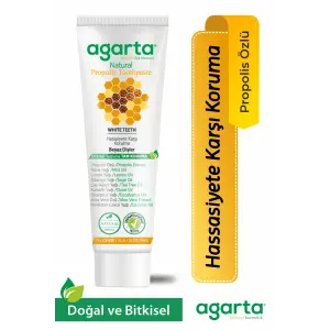 Agarta Doğal Propolisli Florürsüz Diş Macunu 100 ml