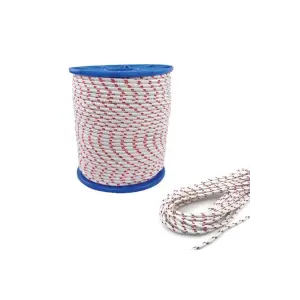 iskota Halat Gemici Dağcı Denizci ipi Polyester Örgü 8mm 100 Metre