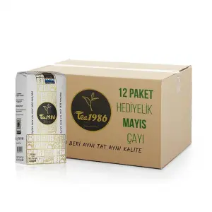 Mayıs Çayı Beyaz Paket Tea1986 500Gr 12li Paket x 2 - 24 paket