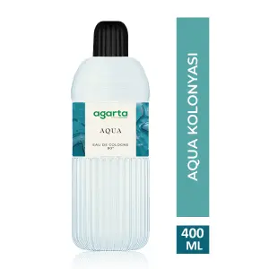 Agarta Pet Şişe 80 Derece Aqua Kolonya 400 ml
