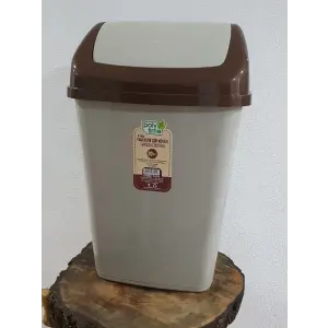 Polytime Fantastik Çöp Kovası 20 Lt E-243 Kahverengi