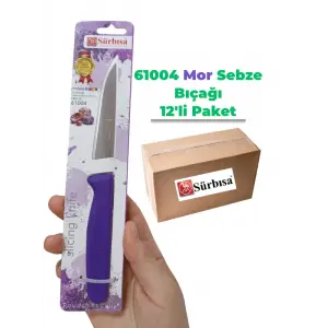 Sürbisa 61004 Sebze Bıçağı Mor 1 Koli (12 adet)