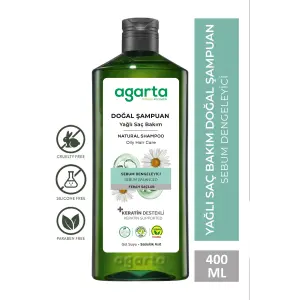 Agarta Yağlı Saçlar Için Arındırıcı Tuzsuz Şampuan 400 ml