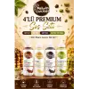 Melwiss Chocolate 4’lü Premium Tatlı Sos Seti Sütlü Beyaz Bitter Antep Fıstıklı 330 Gr x 4