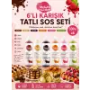 Melwiss Chocolate 6’lı Karışık Tatlı Sos Seti Waffle Pasta Pankek Sosları 330 gr x 6
