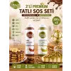 Melwiss Chocolate 2’li Premium Sos Seti Sütlü Çikolata ve Antep Fıstıklı 330 gr x 2