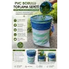 PVC Borulu Çay Taşıma Sepeti Büyük Boy Açık Ağızlı Hasat ve Toplama Sepeti