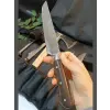 Ahşap El Yapımı Kılıflı Sürmene Et, Ekmek, Sebze, Mutfak, Kurban Palta Bıçakları Seti Hadnmade