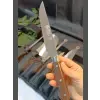 Sürbisa Sürmene Şef Bıçakları Seti Ahşap El Yapımı Kılıflı Et, Ekmek, Sebze, Mutfak, Kurban Şeflik Seti Hadnmade