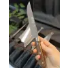 Sürbisa Sürmene Şef Bıçakları Seti Ahşap El Yapımı Kılıflı Et, Ekmek, Sebze, Mutfak, Kurban Şeflik Seti Hadnmade
