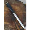Handmade Sürmene Kasap Kurban Serisi Bıçak Seti Et Sebze Yüzme Sıyırma 3lü + Solingen 8 Bileyici