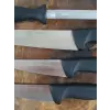 Handmade Sürmene Kasap Kurban Serisi Bıçak Seti Et Sebze Yüzme Sıyırma 3lü + Solingen 8 Bileyici