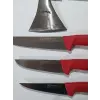 Handmade Sürmene Sürbisa Paltalı Kasap Kurban Et Doğrama Seti 4 lü + Masat