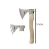 Kamp Baltası İkili Set – 37cm Survival ve 52cm Odun Yarma Baltası – Dövme Çelik Outdoor Seti