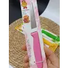 Sürbisa 3lü Set 61004 Sebze Bıçağı Pembe Sarı Yeşil