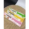 Sürbisa 3lü Set 61004 Sebze Bıçağı Pembe Sarı Yeşil
