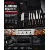 Sürbisa Çantalı Aşçı Gastronomi Handmade Bıçak Seti 9lu Set