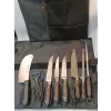 Sürbisa Çantalı Aşçı Gastronomi Handmade Bıçak Seti 9lu Set