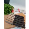 Sürdövbisa 61010 6lı Meyve Seti (Sivri Uç ) Siyah