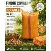Toplama Çuvalı 10 Adet Fındık 70x120 cm 100 Gr Dayanıklı Naylon Hasat Çuvalı Turuncu