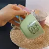 Keramika Mottolu 6 Parça Jumbo Boy Fincan Takımı 400ml