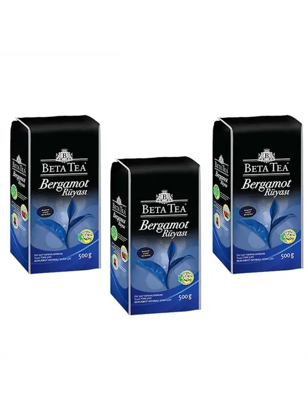 Beta çay Tea Bergamot Rüyası 500 gr x 3lü