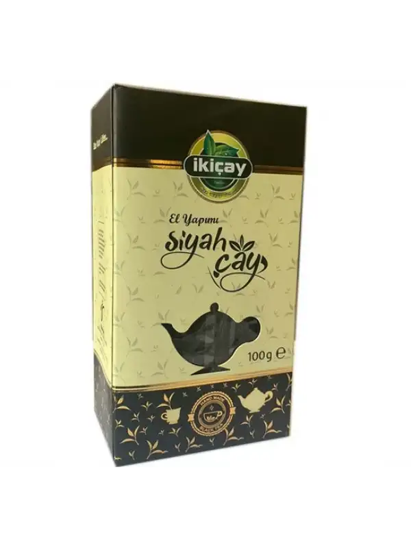 İkiçay Bütün Yaprak El Yapımı Siyah Çay 100 gr