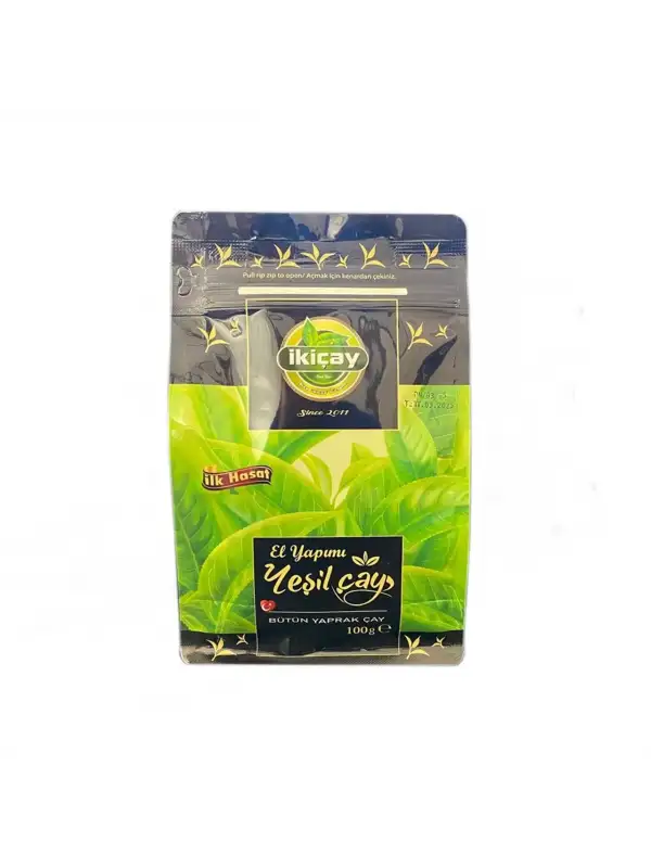 İkiçay El yapımı 100gr Yeşil Çay