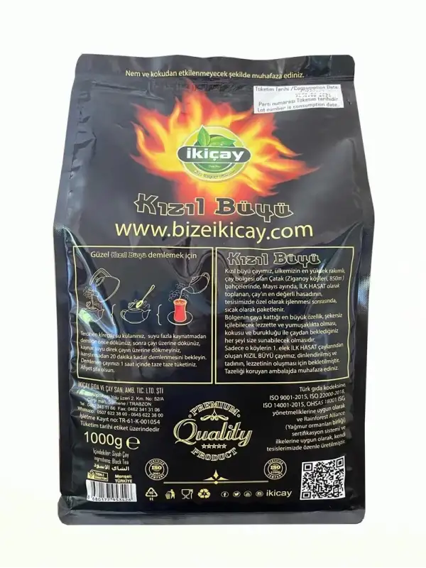 İkiçay Kızılbüyü Kilitli Ambalaj 1000gr