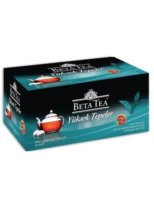 Beta Yüksek Tepeler Demlik Poşet Çay 100 Adet