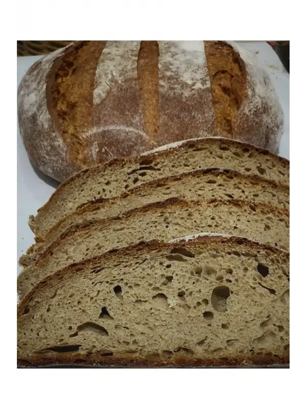 Trabzon Buğday Ekmeği 1000 gr %100 Ekşi Mayalı