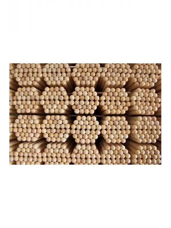 1. Sınıf A Kalite Ithal Fırınlı Çam Vidalı Fırça Süpürge Sapı 150 Cm - 30 Adet, 1 Bağ
