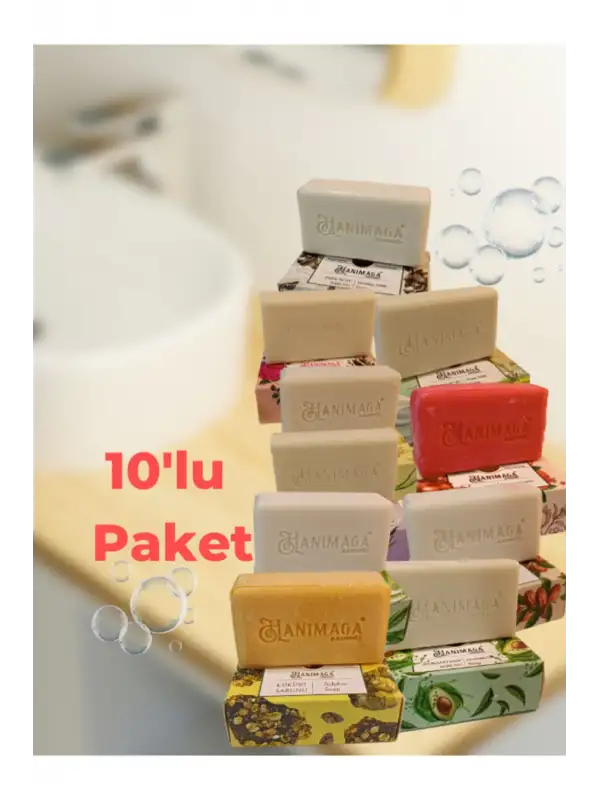 10’lu Hanımağa Doğal Sabun 100gr x 10 adet