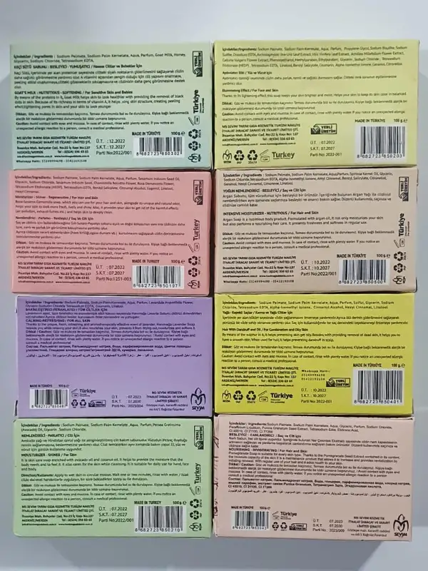 Hanımağa Doğal Sabun 100gr x 8 adet