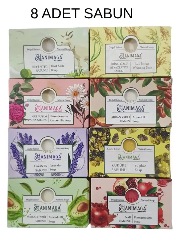 Hanımağa Doğal Sabun 100gr x 8 adet