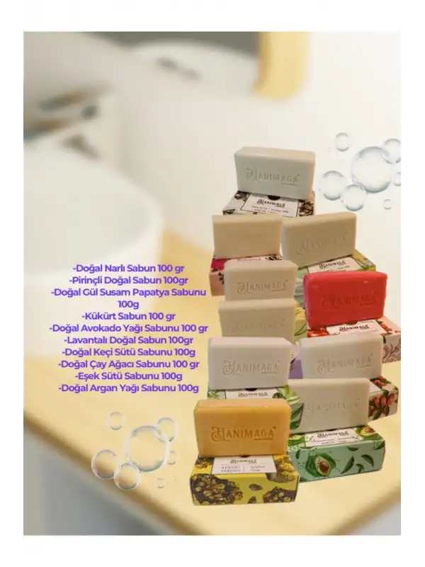 10’lu Hanımağa Doğal Sabun 100gr x 10 adet