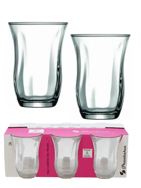 42191 6 Lı Optikli Çay Bardak