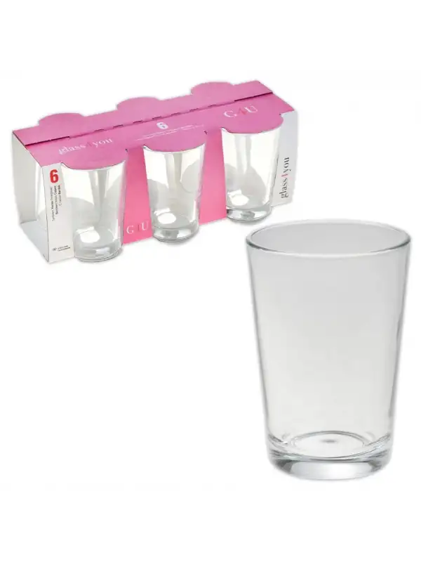 52052 Glassyou 6 Lı Su Bardak