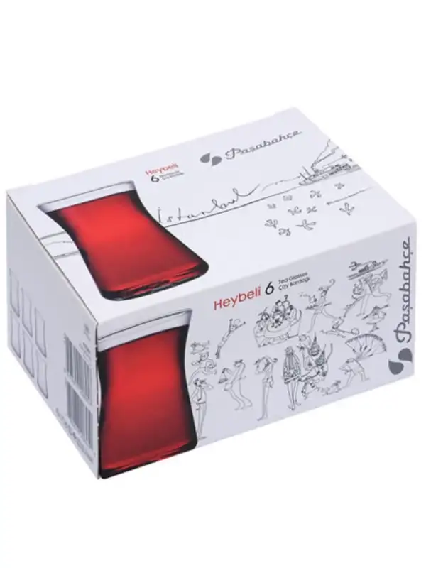 6lı Heybeli Çay Bardağı