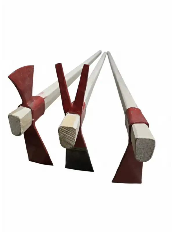 Kazma Seti Büyük Dövme Çelik Bahçe Kazması 120 cm Saplı - 3 Çeşit