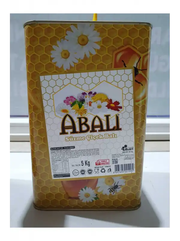 5kg Teneke Süzme Çiçek Balı