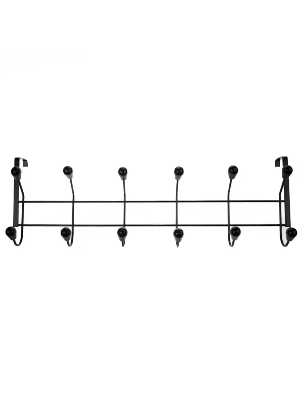 Acero Amerikan Kapı Askısı Siyah 6 Lı 12207